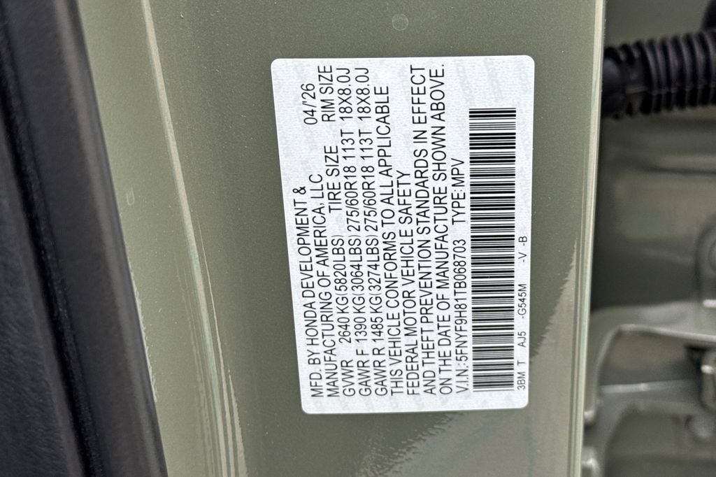 New 2026 Honda Passport TrailSport Elite image 21