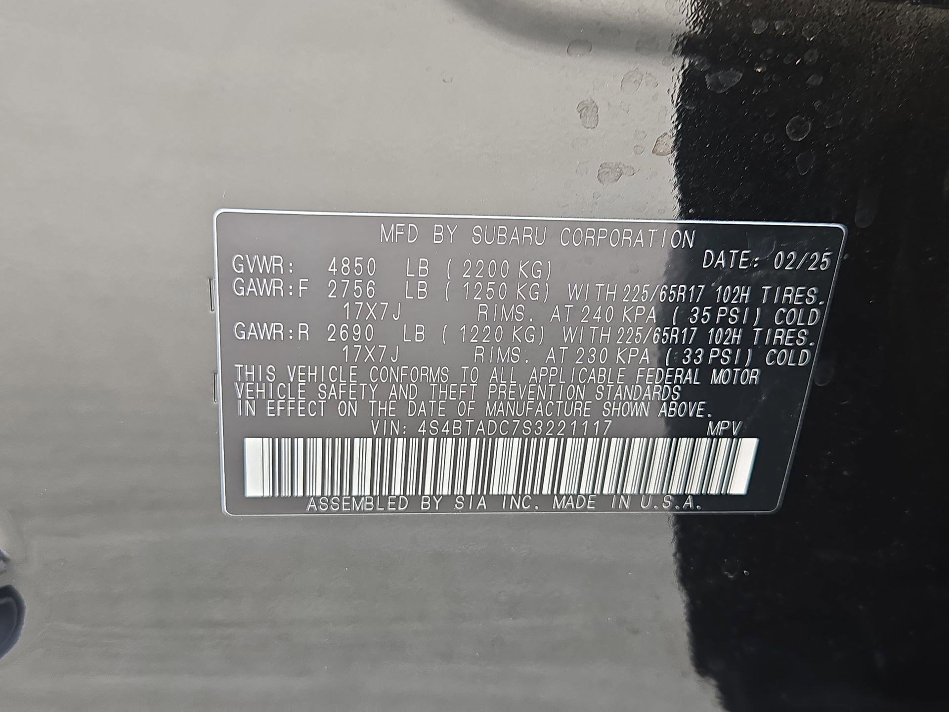 Used 2025 Subaru Outback Premium image 34