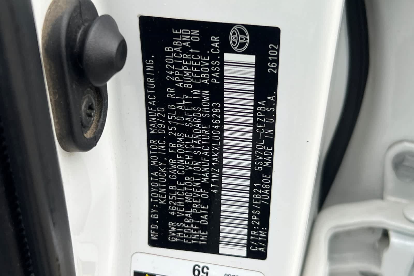 Certified 2020 Toyota Camry TRD FWD image 32