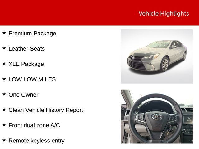 Used 2017 Toyota Camry XLE image 9