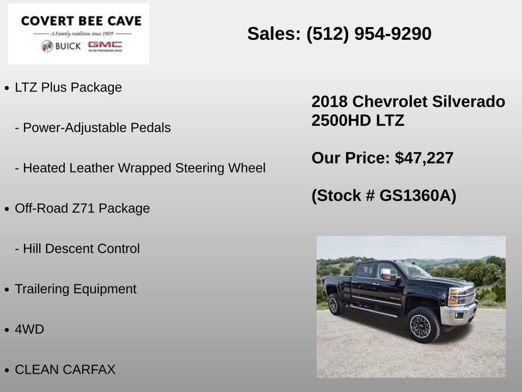 Used 2018 Chevrolet Silverado 2500 LTZ w/ Duramax Plus Package AWD/4WD image 36