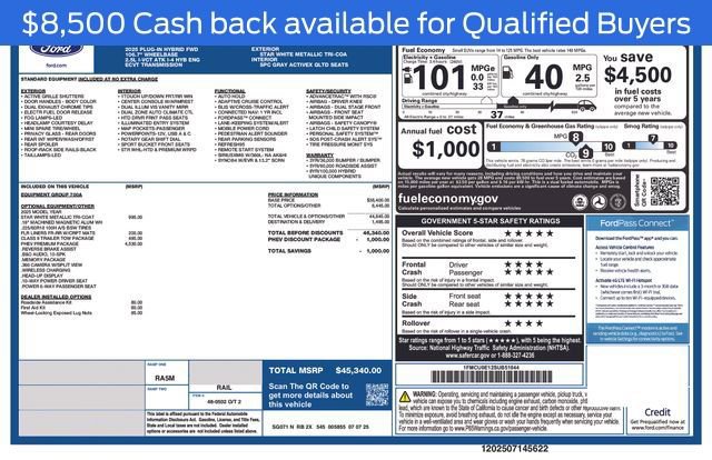 New 2025 Ford Escape SE w/ PHEV Premium Package image 5