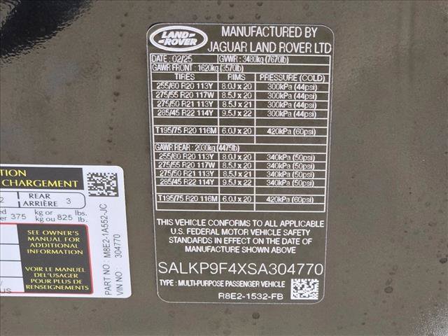 Used 2025 Land Rover Range Rover SE AWD/4WD image 26