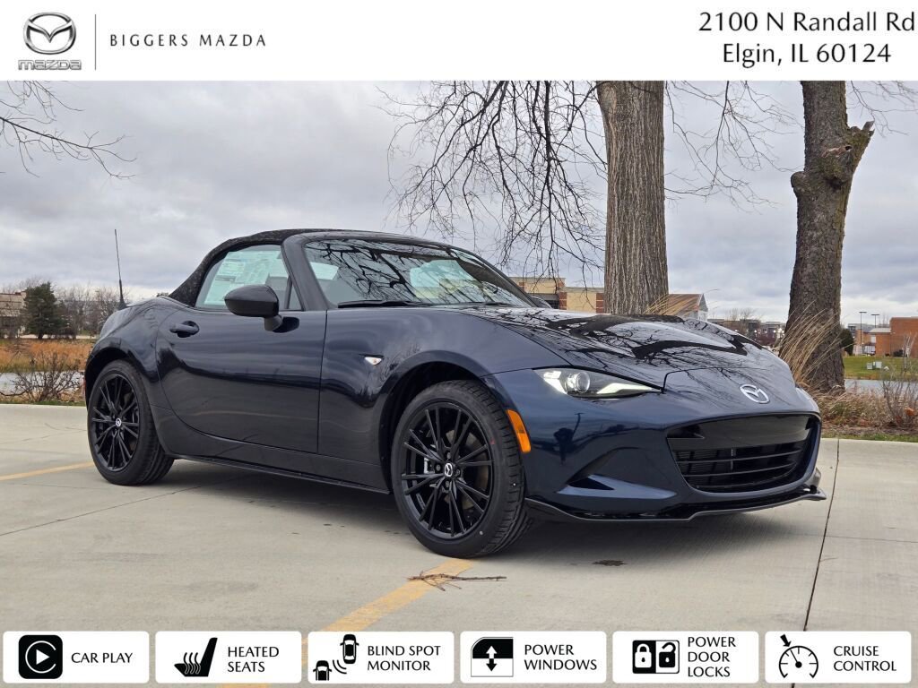 New 2025 MAZDA MX-5 Miata Club w/ Weather Package