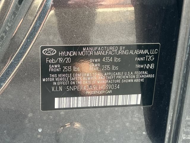 Used 2020 Hyundai Sonata SEL w/ Convenience + Sunroof Package FWD image 31