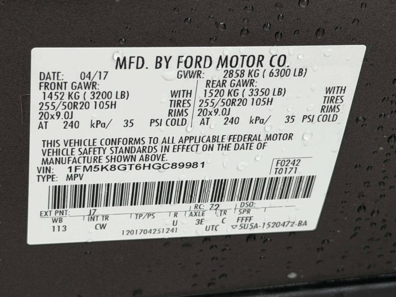 Used 2017 Ford Explorer Sport w/ Equipment Group 401A AWD/4WD image 20
