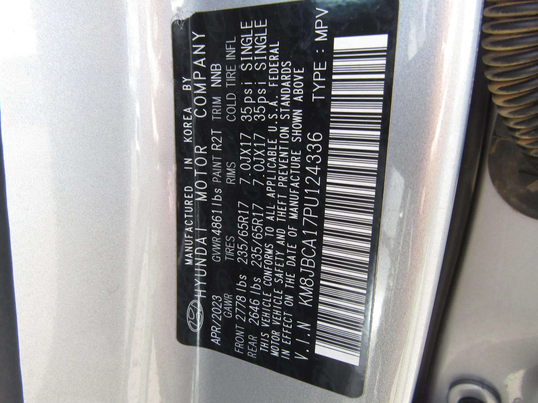 Used 2023 Hyundai Tucson Blue AWD/4WD image 29