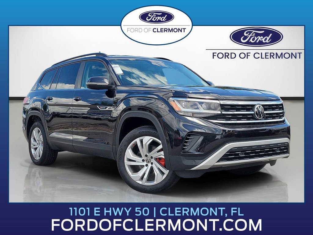 Used 2021 Volkswagen Atlas SE w/ Towing Package FWD image 1