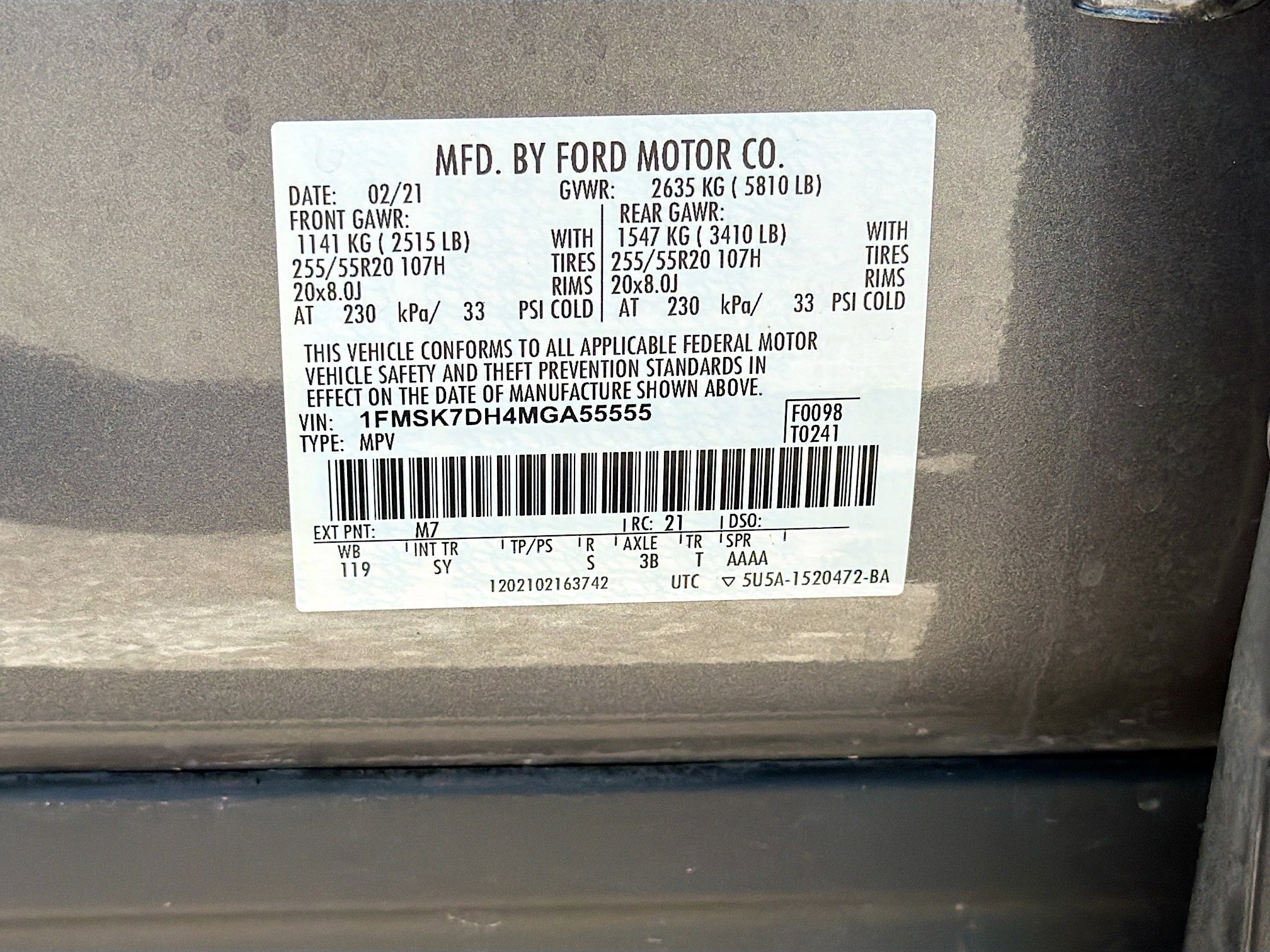 Used 2021 Ford Explorer XLT w/ Equipment Group 202A RWD image 42