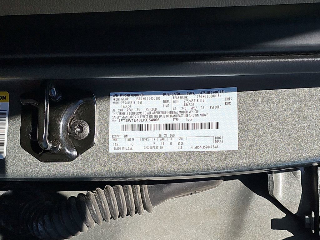 Used 2020 Ford F150 Lariat w/ Max Trailer Tow Package image 37