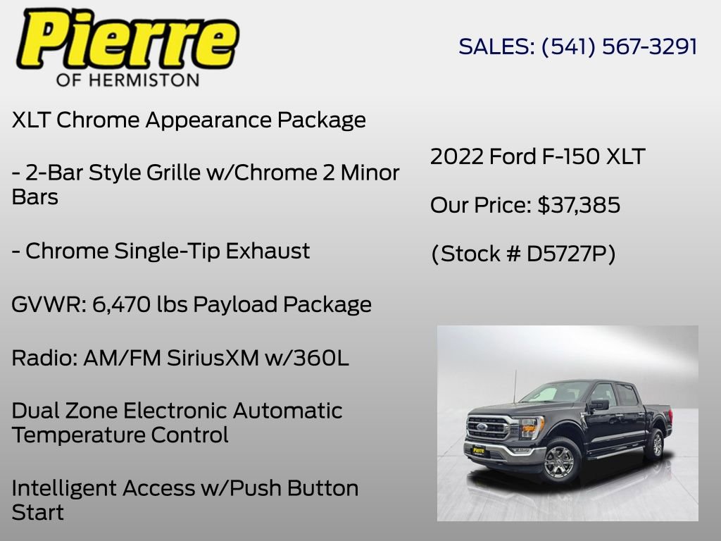 Used 2022 Ford F150 XLT w/ Equipment Group 302A High image 11