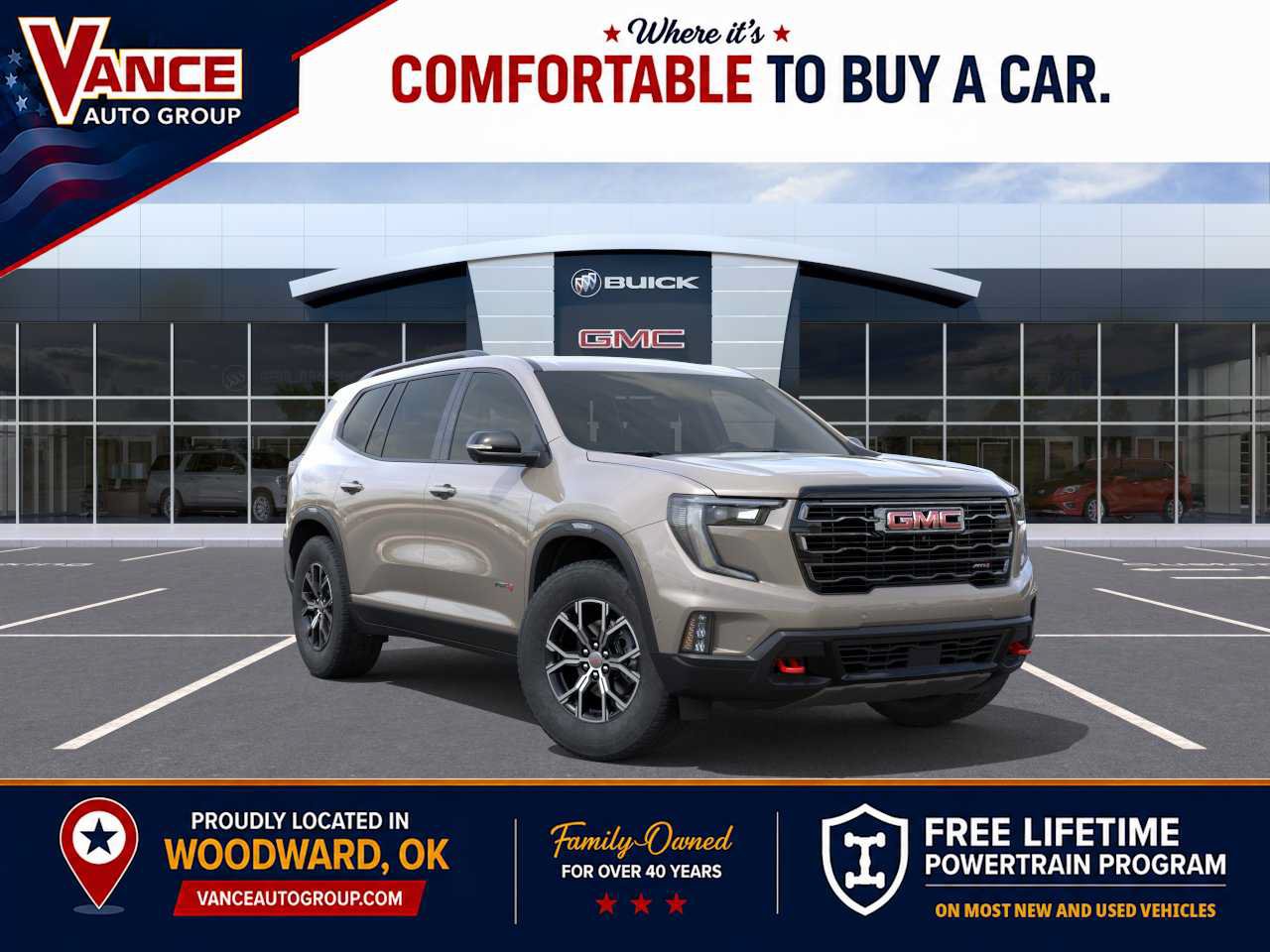 New 2027 GMC Acadia AT4 w/ Luxury Package
