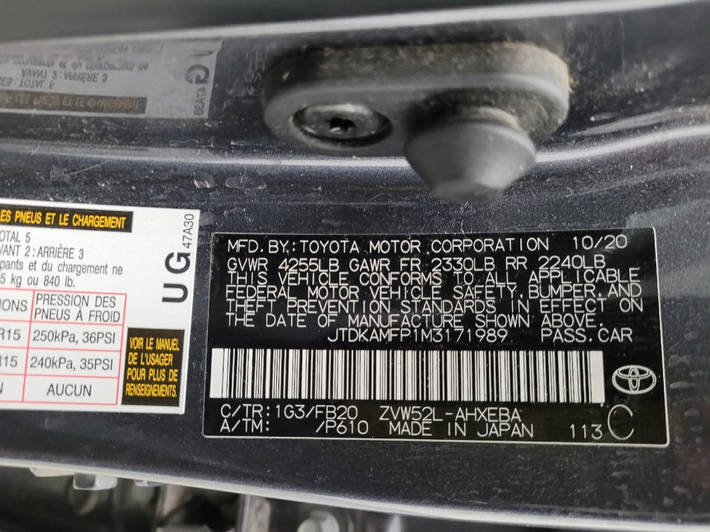 Used 2021 Toyota Prius Prime LE FWD image 33