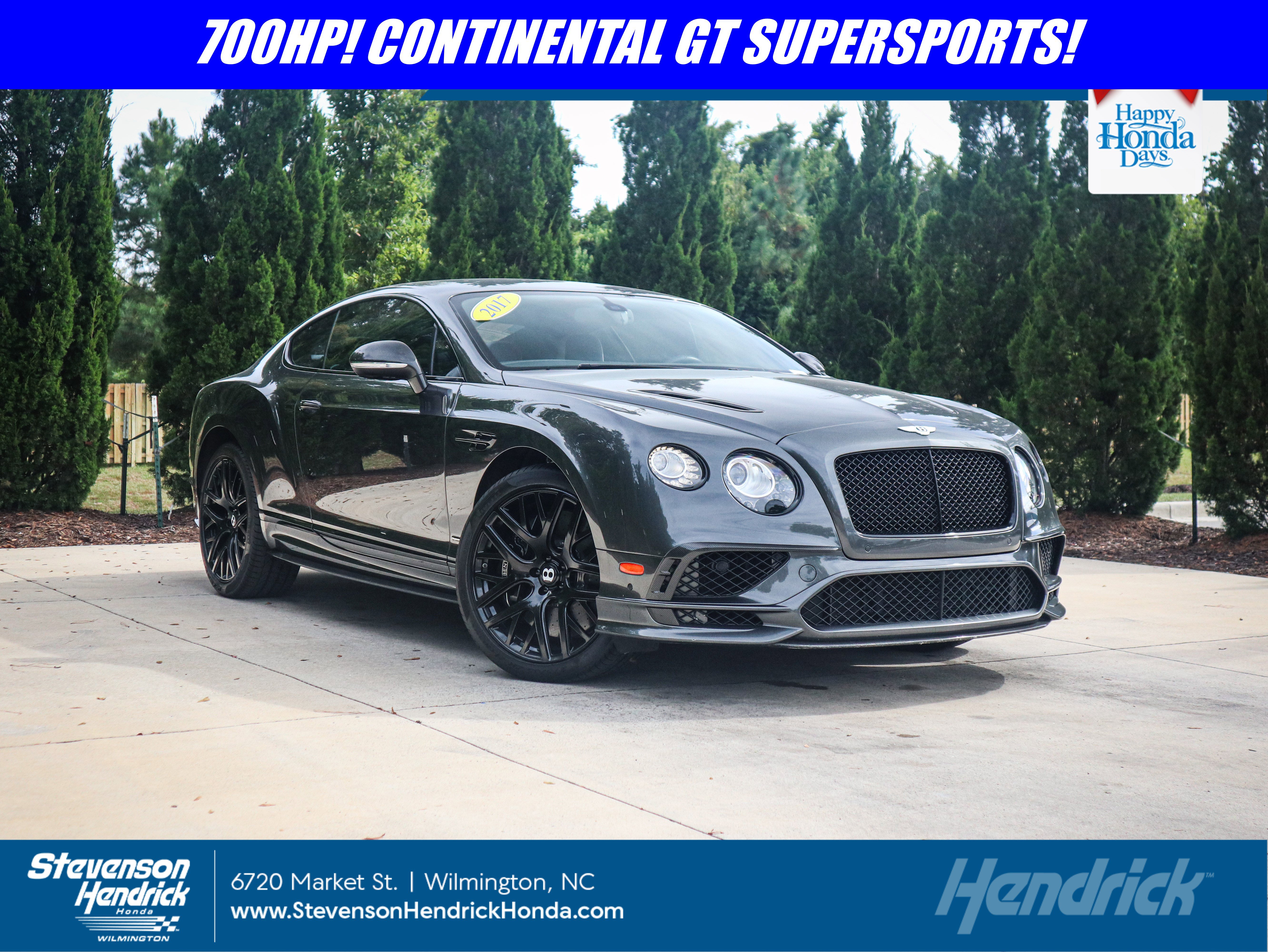 Used 2017 Bentley Continental GT Supersports