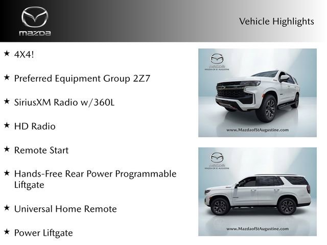 Used 2021 Chevrolet Tahoe Z71 AWD/4WD image 4