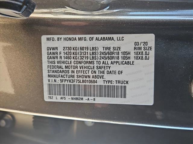 Used 2020 Honda Ridgeline RTL-E image 25