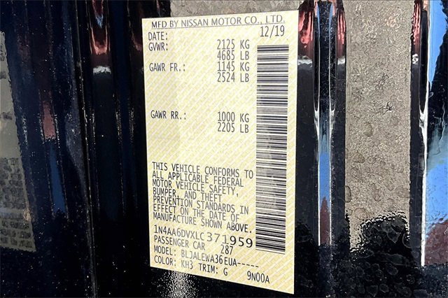 Used 2020 Nissan Maxima 3.5 SL w/ Floor Mat Group image 32