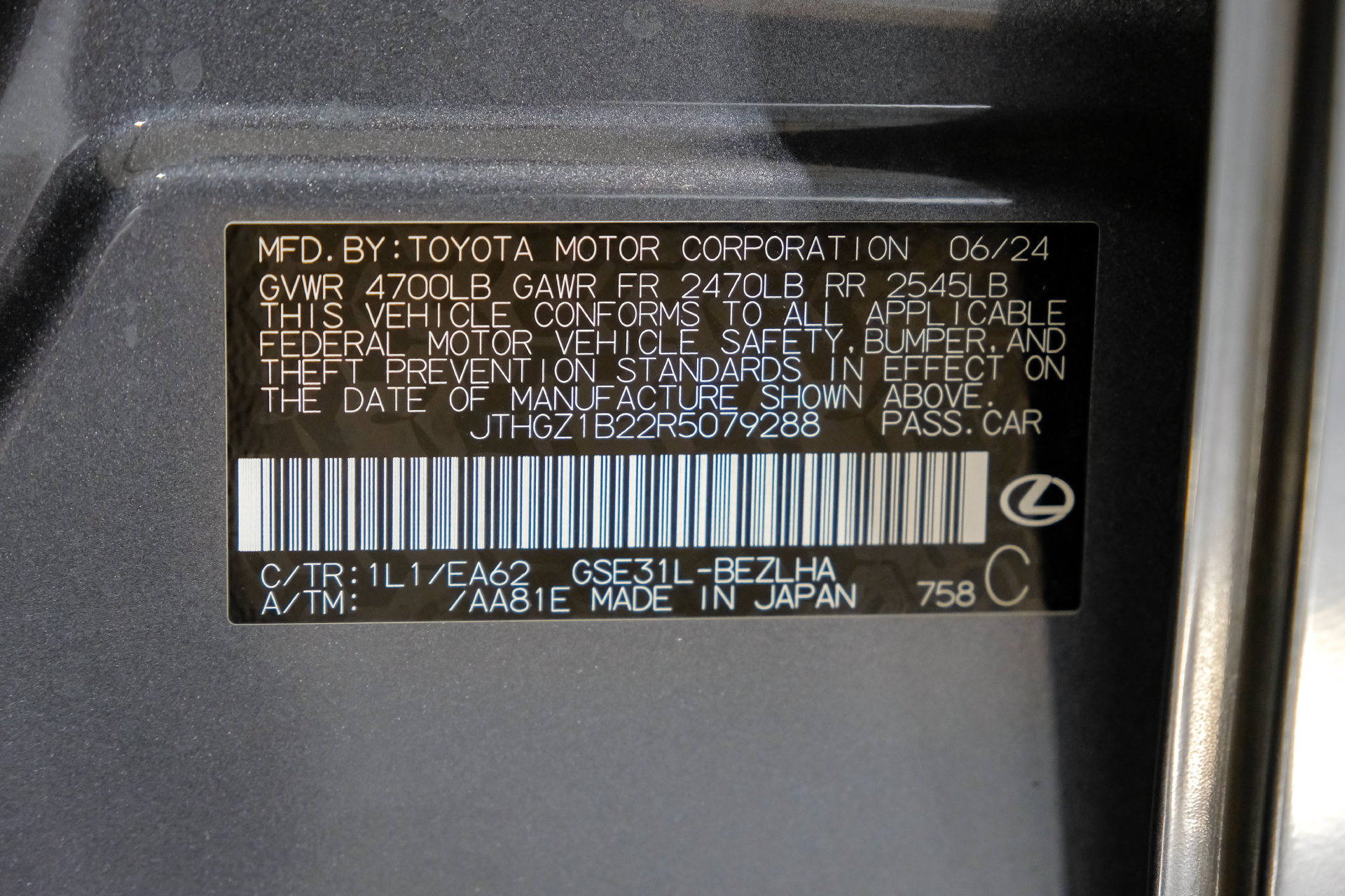 Used 2024 Lexus IS 350 F Sport w/ Navigation Package RWD image 58