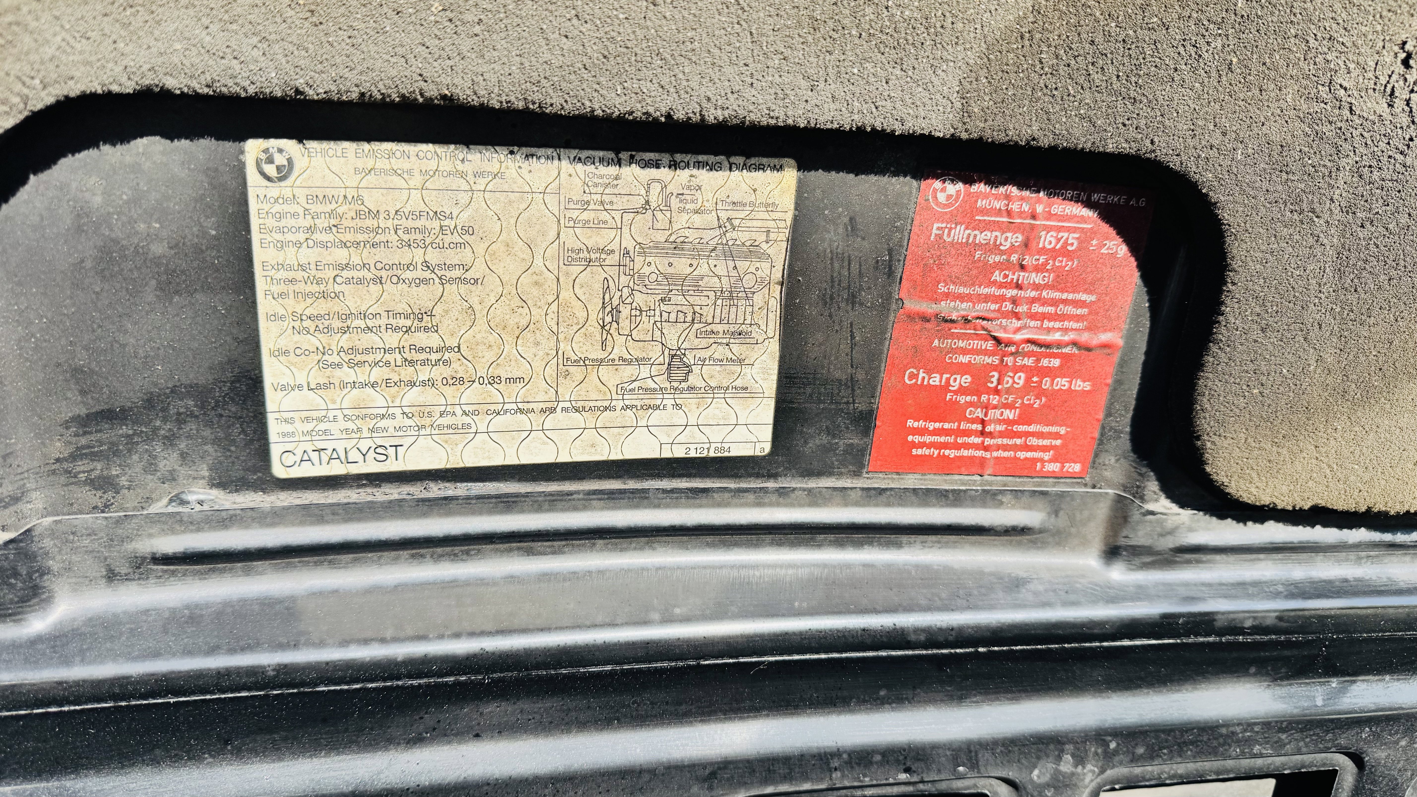 Used 1988 BMW M6 Coupe image 24