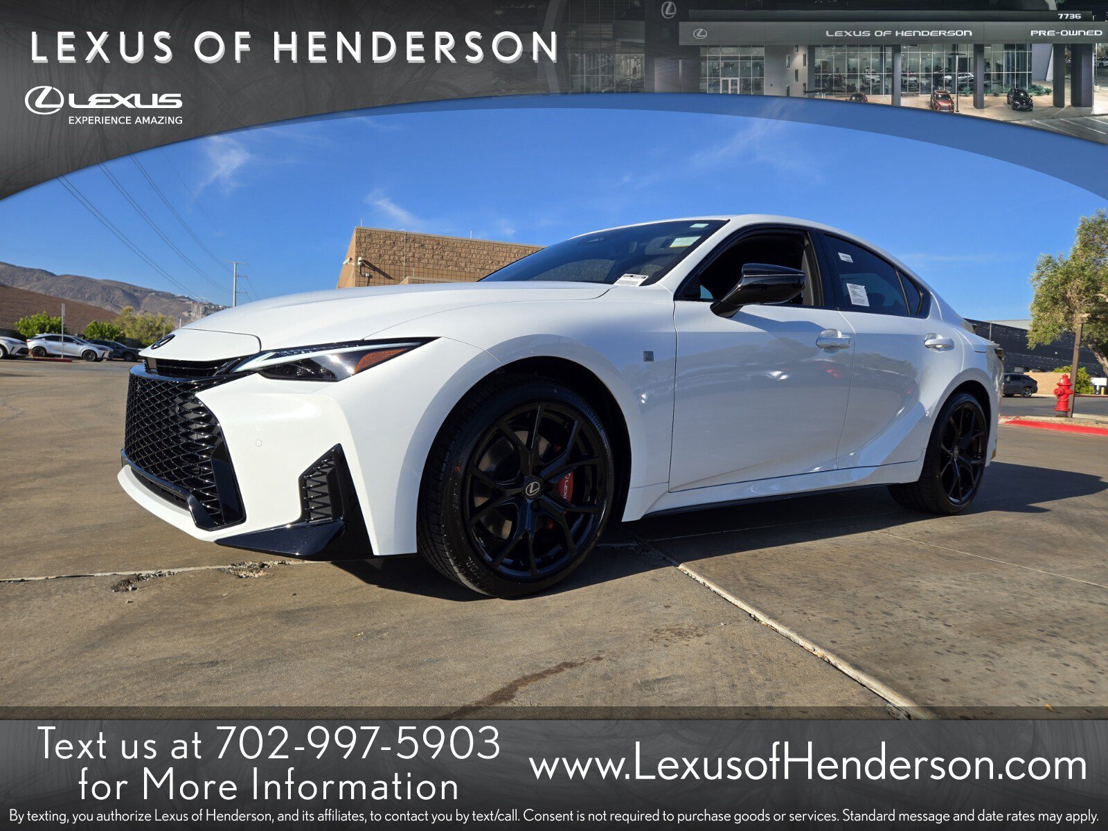 New 2026 Lexus IS 350 F Sport