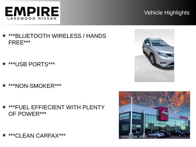 Used 2015 Nissan Rogue SL w/ SL Premium Package AWD/4WD image 2