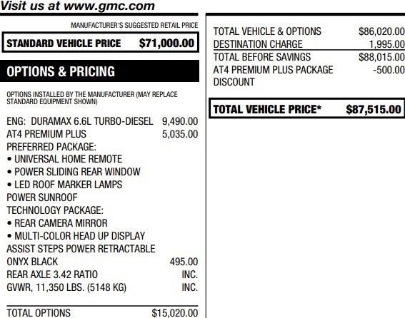 Certified 2025 GMC Sierra 2500 AT4 w/ AT4 Premium Plus Package AWD/4WD image 2