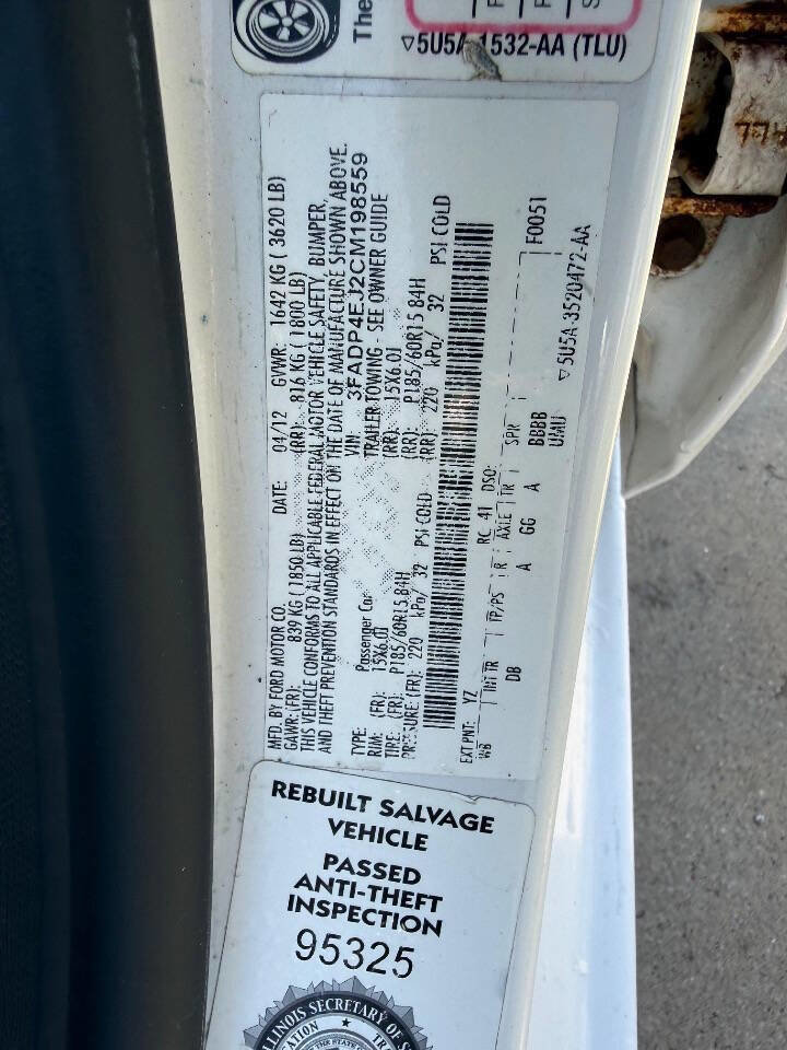 Used 2012 Ford Fiesta SE FWD image 18