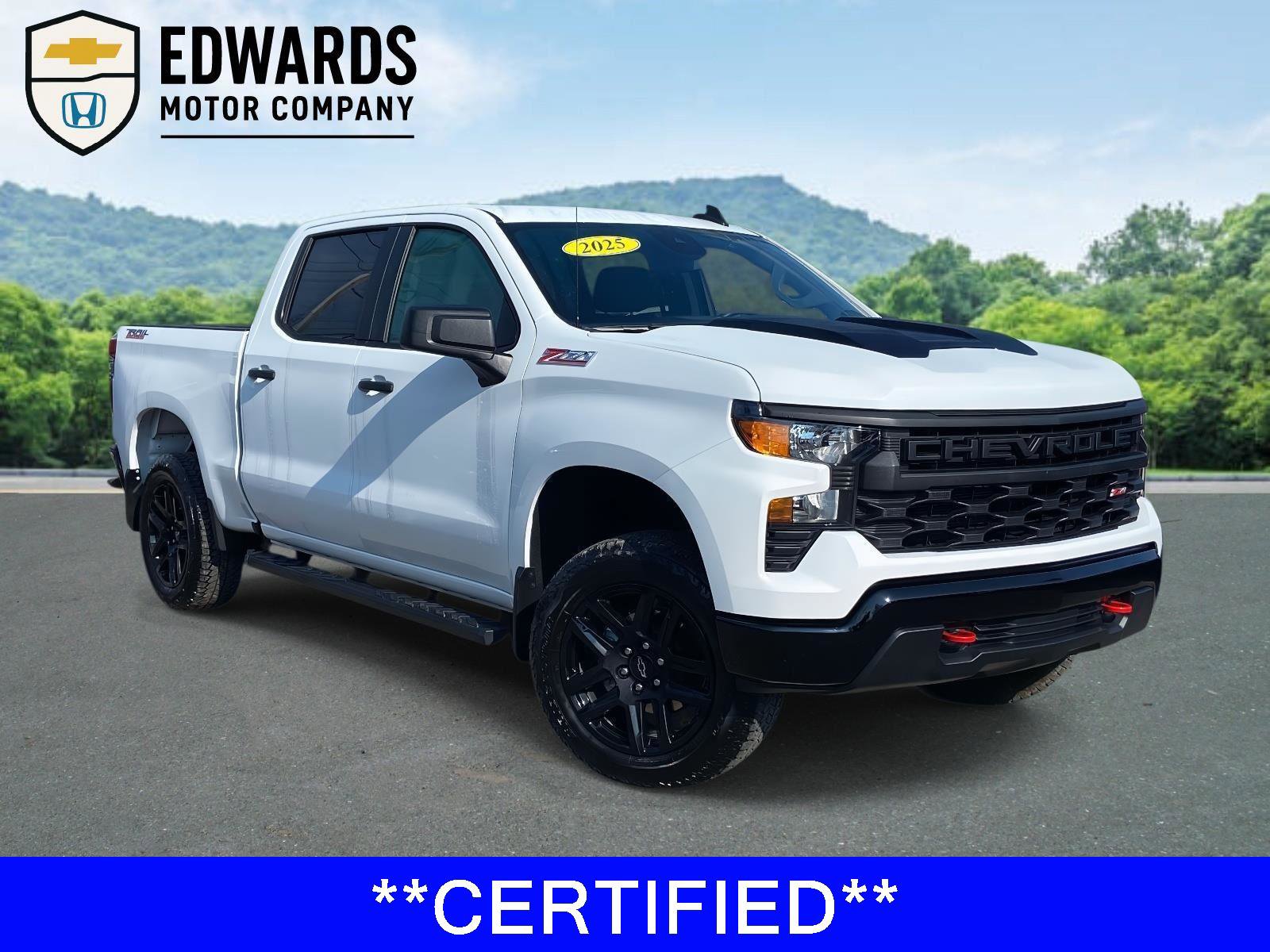 Certified 2025 Chevrolet Silverado 1500 Custom Trail Boss