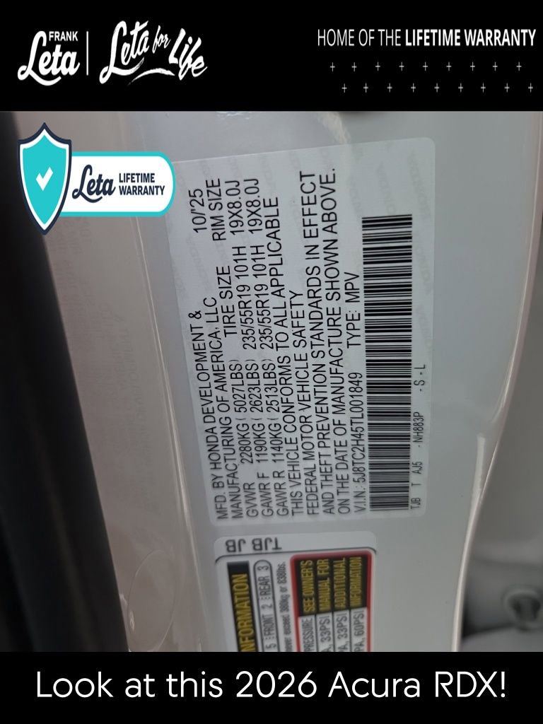 New 2026 Acura RDX SH-AWD image 35