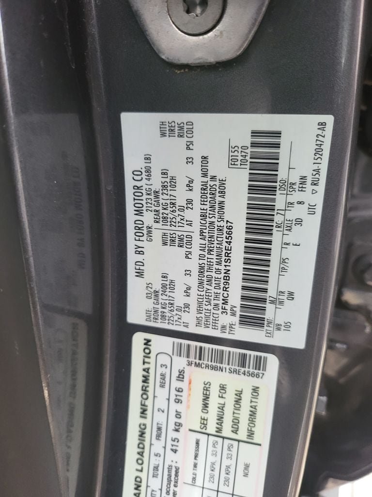 Used 2025 Ford Bronco Sport Big Bend AWD/4WD image 7