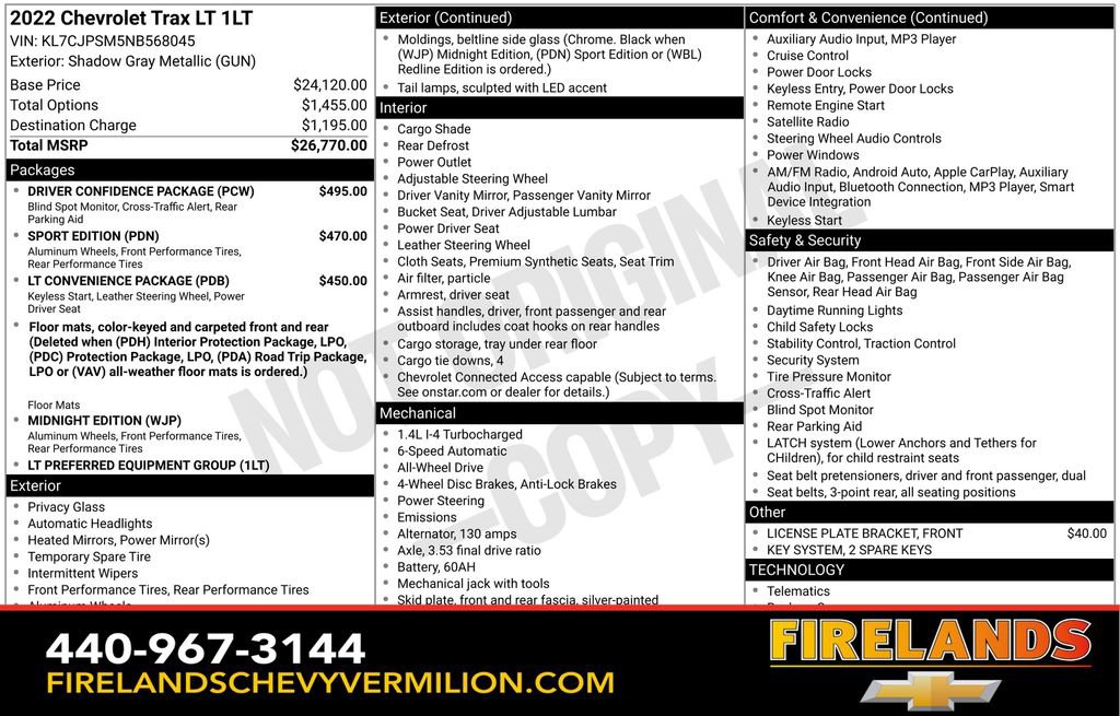 Certified 2022 Chevrolet Trax LT w/ Driver Confidence Package image 2