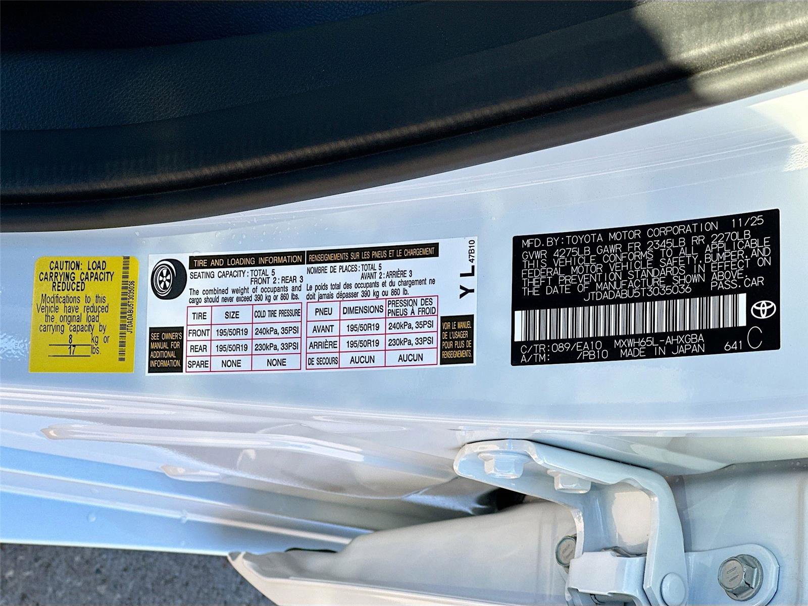 New 2026 Toyota Prius XLE image 31