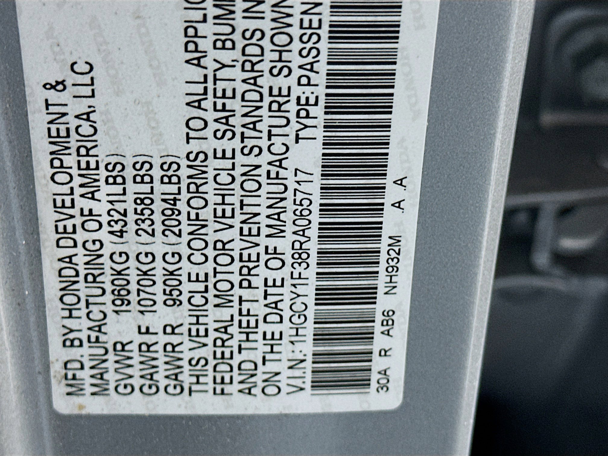 Used 2024 Honda Accord EX image 12