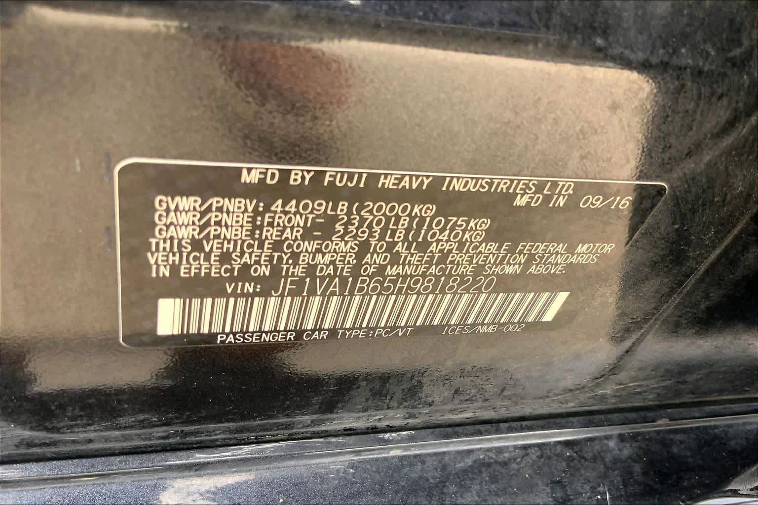 Used 2017 Subaru WRX w/ Popular Package #1 AWD/4WD image 32