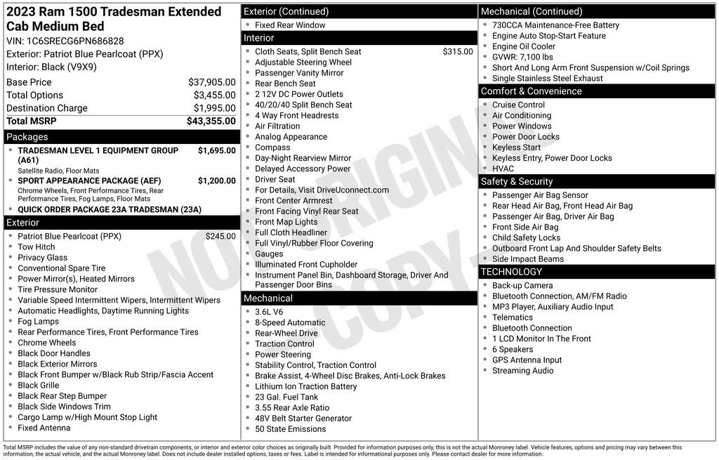 Used 2023 RAM 1500 Tradesman RWD image 32