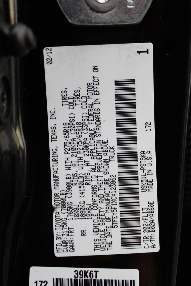 Used 2012 Toyota Tundra 2WD CrewMax w/ Tow Pkg image 39