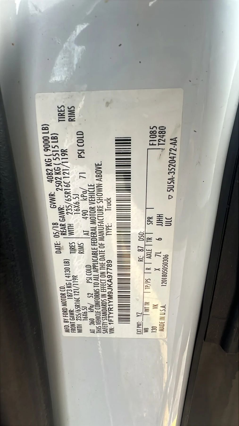 Used 2018 Ford Transit 250 130 Low Roof image 34