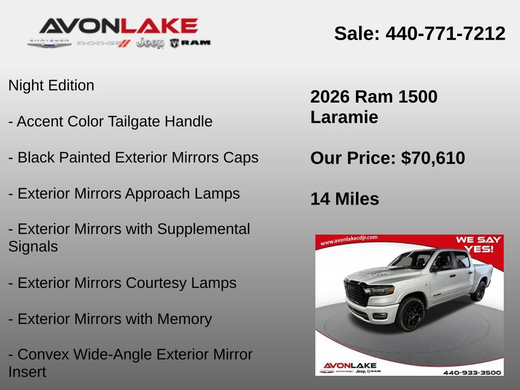 New 2026 RAM 1500 Laramie w/ Night Edition image 12