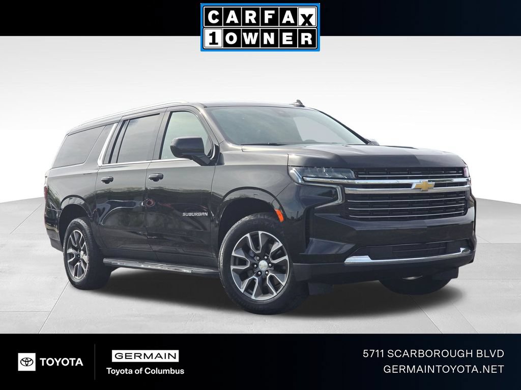 Used 2021 Chevrolet Suburban LT w/ Rear Media and Nav Package AWD/4WD image 1
