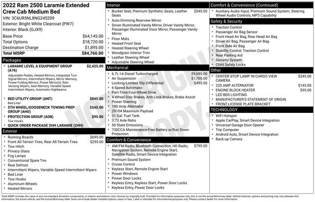 Used 2022 RAM 2500 Laramie image 13