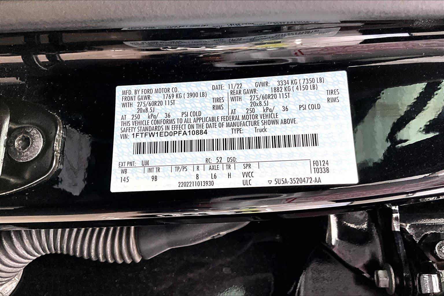 Used 2023 Ford F150 Platinum w/ Equipment Group 701A High AWD/4WD image 35