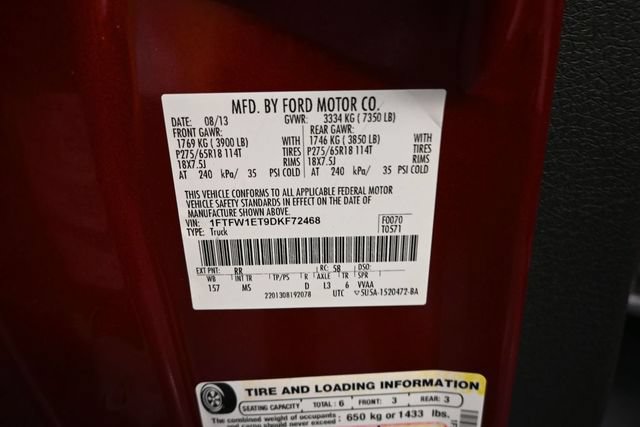 Used 2013 Ford F150 XLT w/ Luxury Equipment Group AWD/4WD image 38