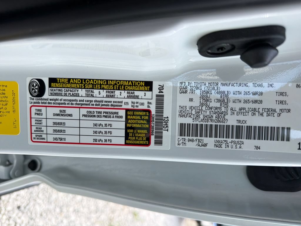 Used 2024 Toyota Tundra SR5 w/ TRD Sport Package AWD/4WD image 16