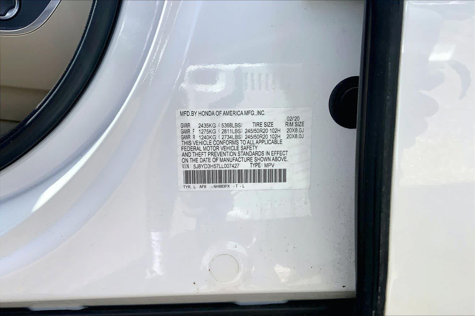 Used 2020 Acura MDX FWD w/ Technology Package image 37