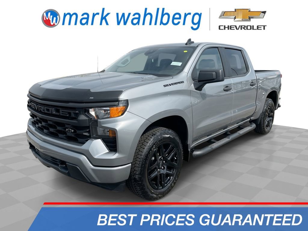 Used 2024 Chevrolet Silverado 1500 Custom w/ Turbomax Blackout Package
