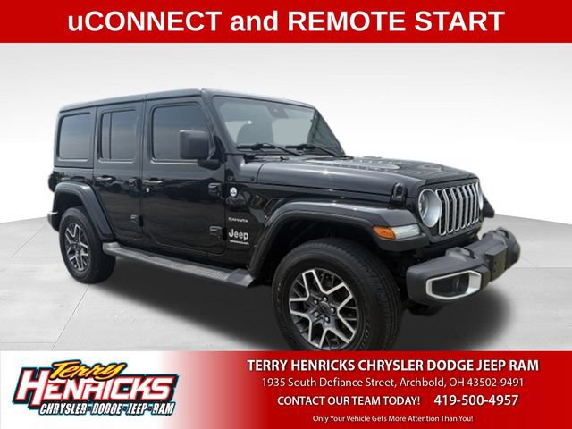 Used 2024 Jeep Wrangler Unlimited Sahara AWD/4WD 360° Tour
