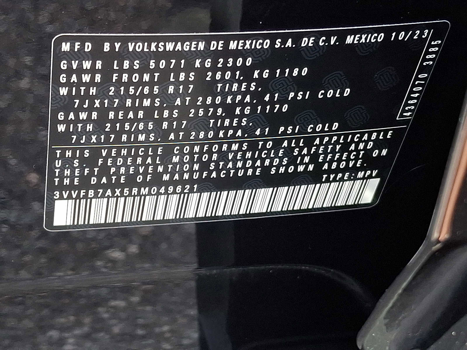 Used 2024 Volkswagen Tiguan S image 25