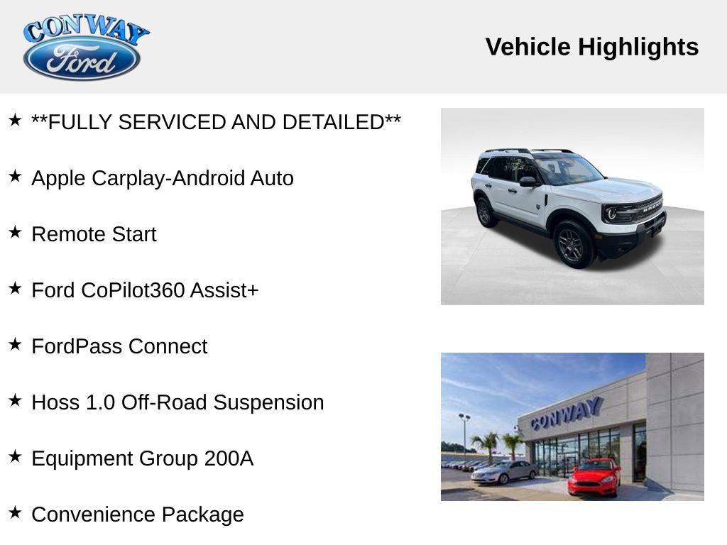 Used 2025 Ford Bronco Sport Big Bend w/ Convenience Package image 8