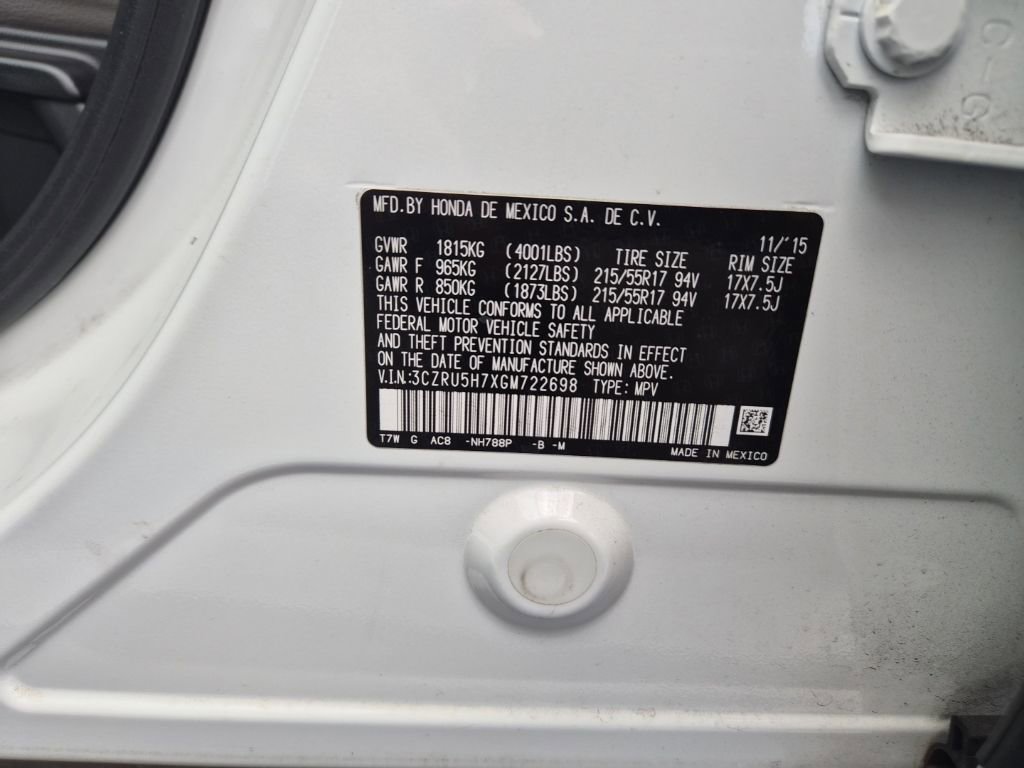 Used 2016 Honda HR-V EX-L image 9