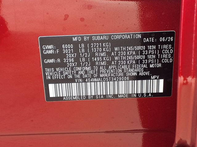 New 2026 Subaru Ascent Bronze Edition AWD/4WD image 10